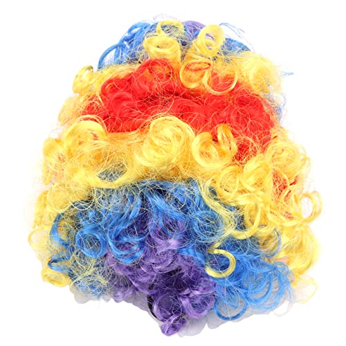 Tbest Pet Productog Clown-Perücke, Niedlich, Attraktiv, Ungewöhnliches Haustier, Lustige Perücke mit Kragen und Krawatte für Kleine Hunde, Catog-Kleidung von Tbest
