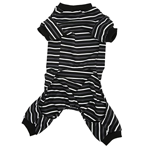 Tbest Pet Productog Pyjamas, Warm, 4 Leinen, Hoher Kragen, Weich, Dehnbar, Sped-Welpenanzug, Spwear für Zuhause, Hundebekleidung (XL) von Tbest