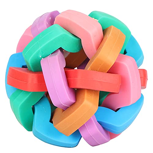 Tbest Pet Productog Welpenspielzeug, Buntes, Weiches, Quietschendes Hundespielzeug mit IDE Bell, Interaktives Spielzeug für Haustiere, Geflügel und Esklagen (Kleine 380 ml) von Tbest