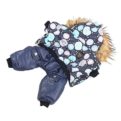 Tbest Pet Productog Wintermantel, Warm, mit Kapuze, Einteilig, für Kleine, Mittelgroße und Große Hunde, Tägliche Lagen (XL) von Tbest