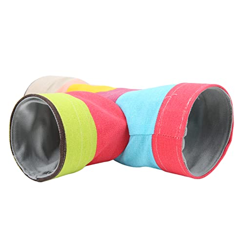 Tbest Pet Products Haustiere Tunnel Weg Spaß Hamster Spielen Stoff Tunnel und Röhre für Meerschweinchen Kleintiere Kleine Haustierspielzeuge (T-Stück) von Tbest