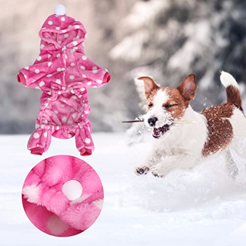 Tbest Pet Products Haustierkleidung für und Winter, Warmer Schlafanzug für Hunde und Katzen, Größe M von Tbest