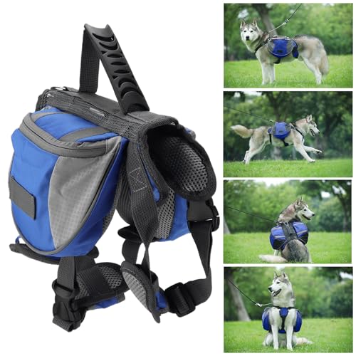 Tbest Pet Products Hound Dog Saddle Cam Wandern Reflektierende Sp Satteltasche für Kleine, Mittelgroße und Große Hunde, Tl-Lagen (L) von Tbest