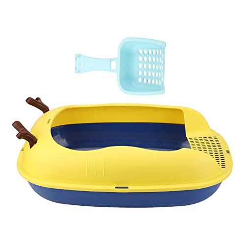 Tbest Pet Products Katzentoilette, Spl-sicher, Halbgeschlossen, Großer Raum, Kätzchen-Toilette mit Schaufel, für Hamster, Kleine Hunde, Katzen, Alltagsaufgaben Tbest Pet Products Katzentoilette, Spl-sicher, Halbgeschlossen, Großer Raum, Kätzchen-Toilette mit Schaufel, für Hamster, Kleine Hunde, Katzen, Alltagsaufgaben von Tbest