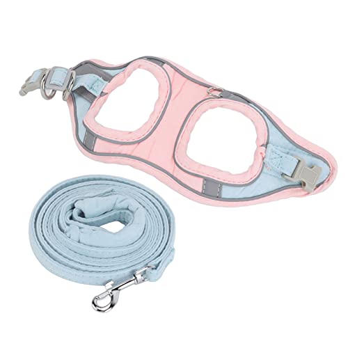 Tbest Pet Products Katzenweste Har and Le Color Blocked Reflektierende Ese Proof Kätzchenweste Har Für Spaziergänge Im Freien E Orange XL Dog Co (M) von Tbest