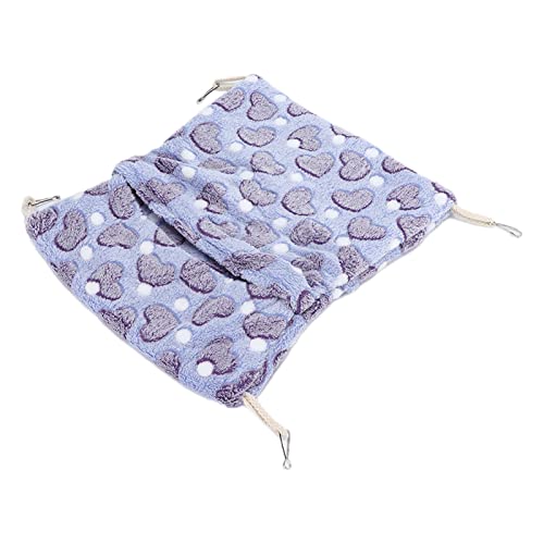 Tbest Pet Products Kleiner Haustier-Ham-Warm-Lope-Style-Bettkäfig mit Hookor-Hamster-Bits, Kleinen Haustiertaschen (Ich Liebe Lila) von Tbest