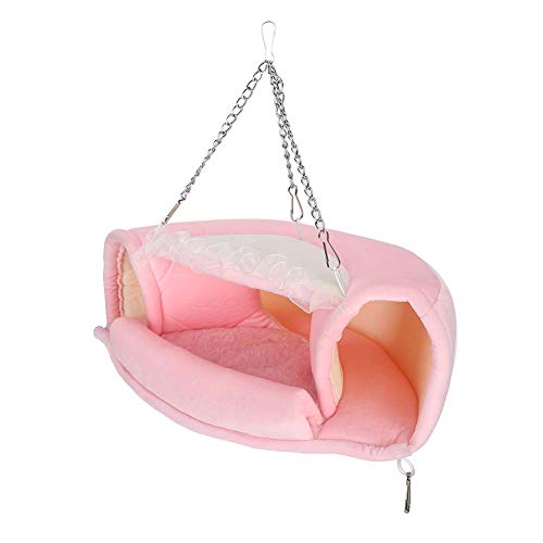 Tbest Pet Products Kleines Haustier-Tunnelbett, Weiches Winter-warmes Haus, Schinkenkäfig für Hamster, Kleine Haustiertaschen (S) von Tbest