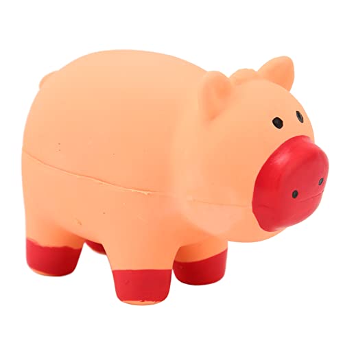 Tbest Pet Products Latex-Hundespielzeug, Quietschend, Weich, Bissfest, Interaktives, Niedliches Kauspielzeug für Hunde für Hundespielzeug Im Innenbereich (Schwein) von Tbest
