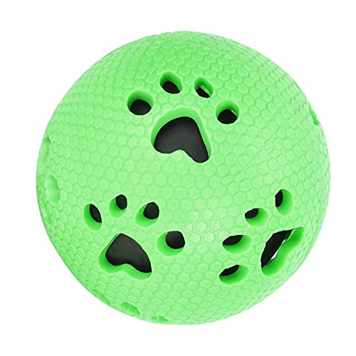 Tbest Pet Products Nus Outdoor Wable Dog Clean Teething Chew Toys Spiky Pet Ply Hundespielzeug (grüne Pfotenabdrücke) von Tbest