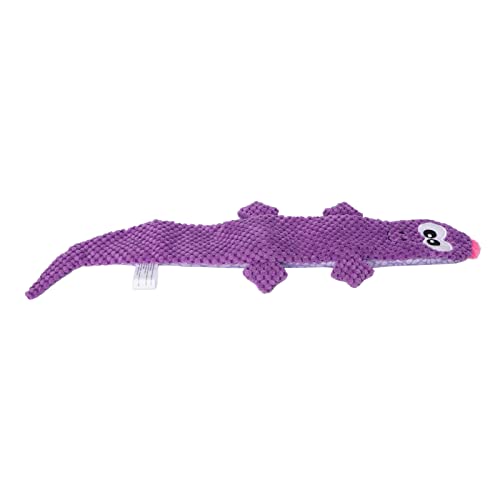 Tbest Pet Products Quietschendes Eidechsen-Hundespielzeug, Zähneknirschen, Kauspielzeug für Hunde (Purple) von Tbest