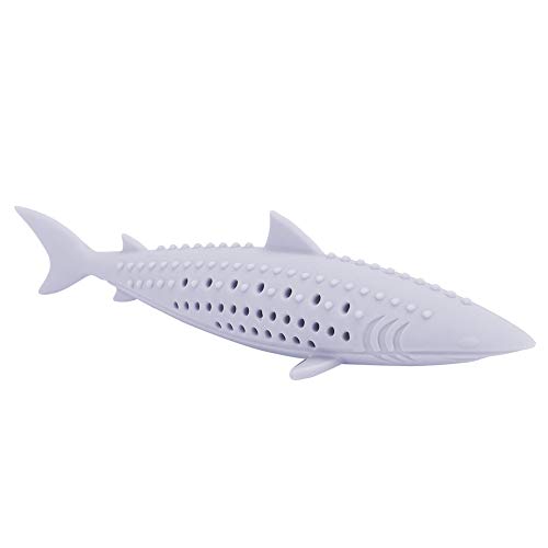 Tbest Pet Products Silikon Haustier Katze Katzenminze Backenzähne Reinigung Simulation Fisch Sing Interaktives Spielzeug Katzenspielzeug (Purple) von Tbest