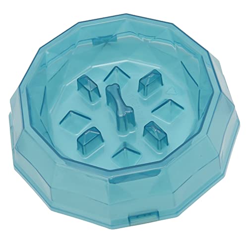 Tbest Pet Products Slow Feeder Hundenapf in Guter Qualität, Verhindert Ersticken, Verdauungshilfe, Langsames Fressen, Puzzlenapf für Hunde, Täglich (Blue) von Tbest