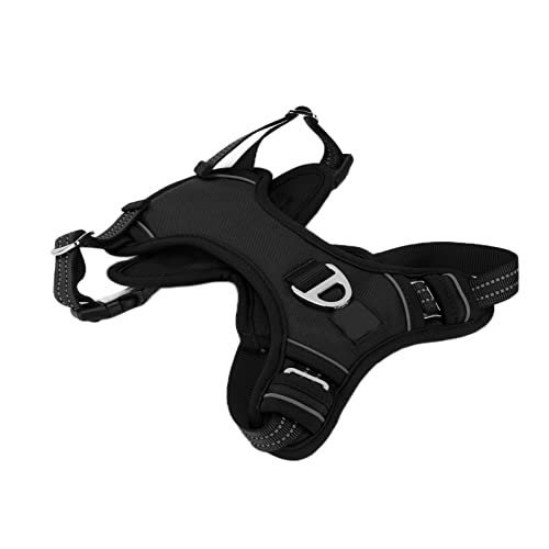 Tbest Pet Products Sportgeschirr für Haustiere, atmungsaktiv, explosionsgeschützt, reflektierend, mit Griff für Halsbänder und Leinen für mittelgroße Hunde Tbest Pet Products Sportgeschirr für Haustiere, atmungsaktiv, explosionsgeschützt, reflektierend, mit Griff für Halsbänder und Leinen für mittelgroße Hunde von Tbest