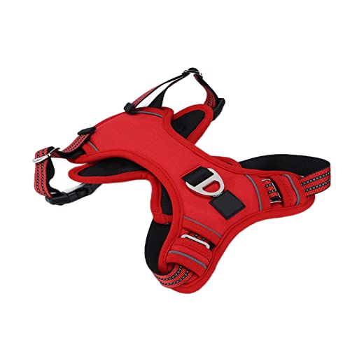 Tbest Pet Products Sportgeschirr für Haustiere, atmungsaktiv, explosionsgeschützt, reflektierend, mit Griff für Halsbänder und Leinen für mittelgroße Hunde Tbest Pet Products Sportgeschirr für Haustiere, atmungsaktiv, explosionsgeschützt, reflektierend, mit Griff für Halsbänder und Leinen für mittelgroße Hunde von Tbest