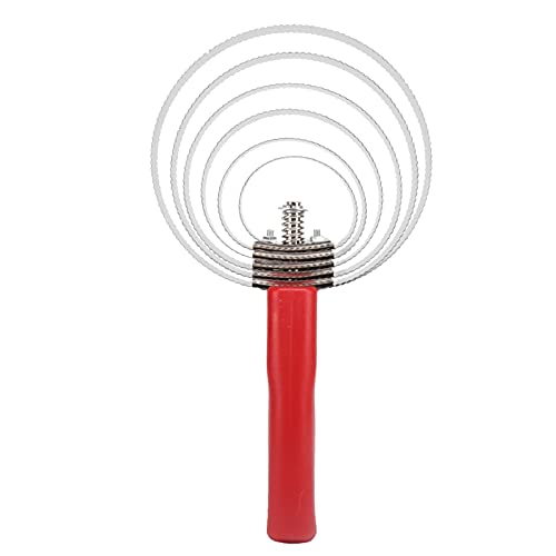 Tbest Pet Products Striegel aus Edelstahl für Schafe, Pferde, Kühe, Entlastet Itng, Stabile Lagen, Geflügel und Esklagen (6-kreisiger Kuh- und Pferdekamm) von Tbest