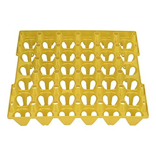 Tbest Plastikei -Wohnungen ROK 30 Zelleikisten Halter Tablett Transport Heimatmaterialien (Yellow) von Tbest