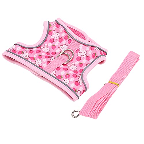 Tbest Reflektierende Haustierweste mit Seilhakendesign Brust oder Bowknot -Katzenweste Pet Plieog -Kragen und -verfolgung (S) von Tbest