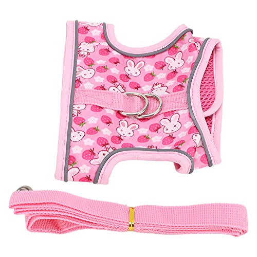 Tbest Reflektierende Haustierweste mit Seilhakendesign Brust oder Bowknot -Katzenweste Pet Plieog -Kragen und -verfolgung (XS) von Tbest