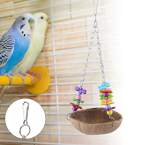 Tbest Schwung Spielzeug Biss Spielzeug Vogel Käfig Spielzeugnutschhülle Spielzeug Nussschale Swing, Vogelmutschale Schwung Spielzeugdrahtkäfigkäse Kauspielzeug Tbest Schwung Spielzeug Biss Spielzeug Vogel Käfig Spielzeugnutschhülle Spielzeug Nussschale Swing, Vogelmutschale Schwung Spielzeugdrahtkäfigkäse Kauspielzeug von Tbest