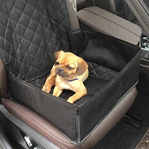 Haustier-Auto-Sitzerhöhung, Reisekäfig, Oxford, atmungsaktiv, faltbar, weich, waschbar, Reisetaschen für Hunde, Katzen oder andere kleine Haustiere von Tbkoly
