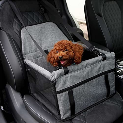 Tbkoly Autositz für Haustiere, Transportkäfig, Reisetaschen, Rahmen aus PVC, Netz für Welpen, 41 × 38 × 24 cm, Autositz von Tbkoly