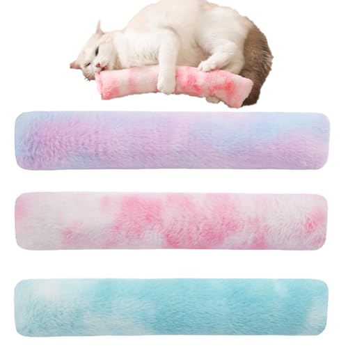 Tcnzdy 3 Stück Kissen mit Katzenminze, 37 cm, Spielzeug für Katzen, Katzenminze, Katzenspielzeug, Katzenspielzeug für den Innenbereich, Kauskissen, Katzenstick, geeignet für verschiedene Arten von Tcnzdy 3 Stück Kissen mit Katzenminze, 37 cm, Spielzeug für Katzen, Katzenminze, Katzenspielzeug, Katzenspielzeug für den Innenbereich, Kauskissen, Katzenstick, geeignet für verschiedene Arten von von Tcnzdy