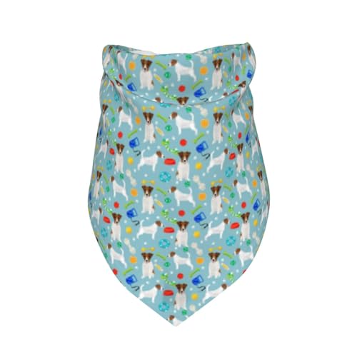 Jack Russell Hundespielzeug Jack Russells Hundeliebhaber Hund,Latzschal, Dreieckskapuze, Verstellbarer Haustierschal, waschbare Kapuze, geeignet für kleine, mittelgroße und große Hunde und Katzen Jack Russell Hundespielzeug Jack Russells Hundeliebhaber Hund,Latzschal, Dreieckskapuze, Verstellbarer Haustierschal, waschbare Kapuze, geeignet für kleine, mittelgroße und große Hunde und Katzen von Tcoay