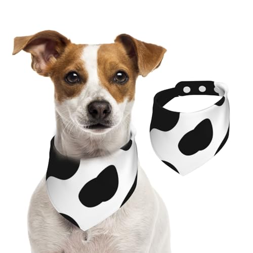 Leopardenmuster, Haustier-Lätzchen, Schal, Katzen, Hunde, Bandana, Hunde, Handtuch, Lätzchen, verstellbar, Haustier-Schal,L von Tcoay