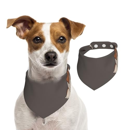 Süßer Basset Hound, Haustier-Lätzchen, Schal, Katzen, Hunde, Bandana, Hunde, Handtuch, Lätzchen, verstellbar, Haustier-Schal,S von Tcoay