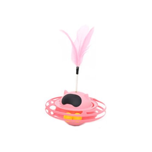 Tdkjfoutr Interaktives Katzenspielzeug, Robust, Vertreibt Langeweile, Trackballs, 360-Grad-Drehung, Kätzchen-Drehteller, Spielzeug für Heimtierbedarf, B Ca. 17 X 10 cm Tdkjfoutr Interaktives Katzenspielzeug, Robust, Vertreibt Langeweile, Trackballs, 360-Grad-Drehung, Kätzchen-Drehteller, Spielzeug für Heimtierbedarf, B Ca. 17 X 10 cm von Tdkjfoutr