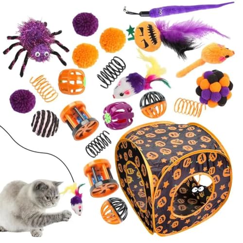 Tdkjfoutr Interaktives Spielzeug für Katzen, Mausspielzeug, Katzenzubehör für Bewegung Von Haustieren, Nützliches Süßes Katzenspielzeug für Welpen, 22-Teilig Tdkjfoutr Interaktives Spielzeug für Katzen, Mausspielzeug, Katzenzubehör für Bewegung Von Haustieren, Nützliches Süßes Katzenspielzeug für Welpen, 22-Teilig von Tdkjfoutr