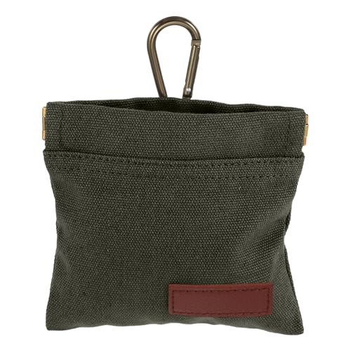 Teaaha Leckerlibeutel Für Hunde, Kleine Futterbeutel Für Das Hundetraining, Reihändige Hundeleckerlitasche Mit Karabiner, Freihändige Hundeleckerlitasche Mit Automatischem Verschluss (Armeegrün) von Teaaha