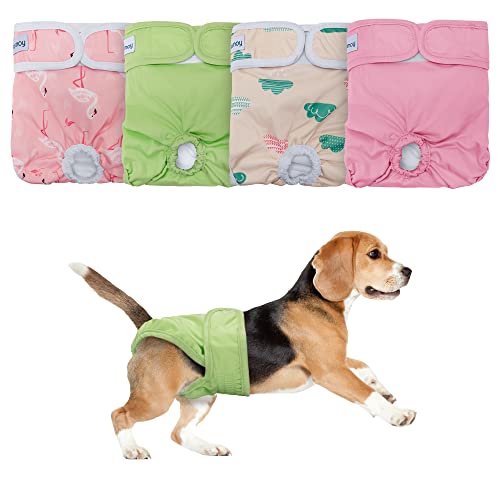 Teamoy Wiederverwendbare Hündin Windel, Waschbare Hundewindelwindeln für Hündinnen, Super saugfähige Damenbinden Höschen,XL Teamoy Wiederverwendbare Hündin Windel, Waschbare Hundewindelwindeln für Hündinnen, Super saugfähige Damenbinden Höschen,XL von Teamoy