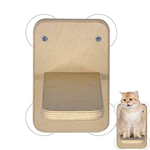 Fensterstange für Katzen im Inneren | Holz Katzenbett Fenster - Haustier Fensterbett Katzenmöbel, Kätzchen Hängematte für Fenster Kätzchen Sitzstange Katzen Tebinzi Fensterstange für Katzen im Inneren | Holz Katzenbett Fenster - Haustier Fensterbett Katzenmöbel, Kätzchen Hängematte für Fenster Kätzchen Sitzstange Katzen Tebinzi von Tebinzi