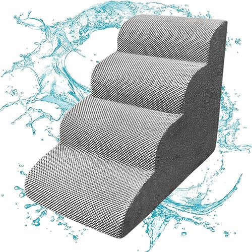 Hunderampe für Couch – rutschfeste Haustiertreppe für Sofa, Haustier-Hundetreppe für Bett, Couch, für ältere Katzen, Kätzchen, Katzen und verletzte Hunde Tebinzi Hunderampe für Couch – rutschfeste Haustiertreppe für Sofa, Haustier-Hundetreppe für Bett, Couch, für ältere Katzen, Kätzchen, Katzen und verletzte Hunde Tebinzi von Tebinzi