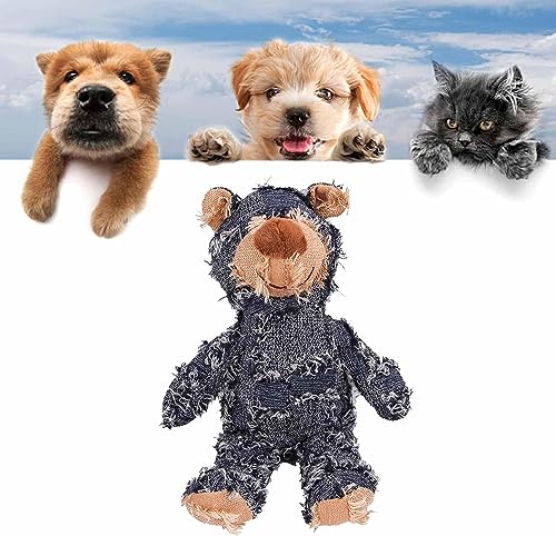 Tebinzi Extreme Bear Hundespielzeug | ExtremeBear für schwere Kauer | Hundebegleiter für schwere Kauer | Extreme Bear Unzerstörbares Hundespielzeug | Hund Stofftiere Kauspielzeug | Quietschendes von Tebinzi