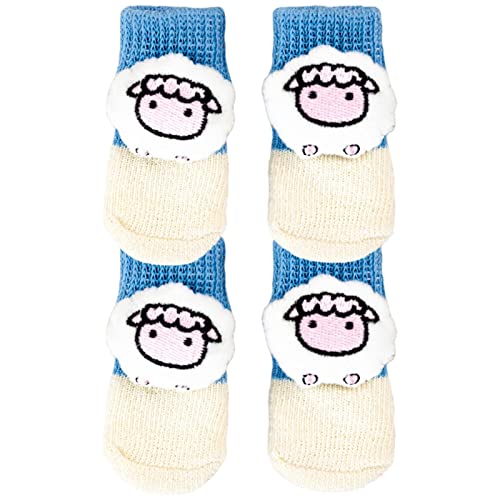 Tebinzi Hundepfotenschutz,Anti-Rutsch-Socken Cartoon Grip Paw Protector für Hund | Bequeme Socken ohne Pilling für den täglichen Gebrauch, Polyester, bruchfestes Hundezubehör für Outdoor von Tebinzi