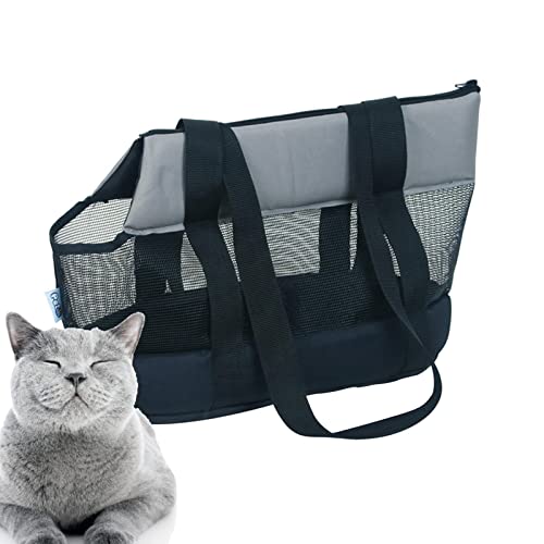 Tebinzi Katzentragetasche, Welpen, Komfort, tragbar, faltbar, Haustiertasche, weiche Seiten, Haustier-Reisetasche für Katzen und Hunde von Tebinzi