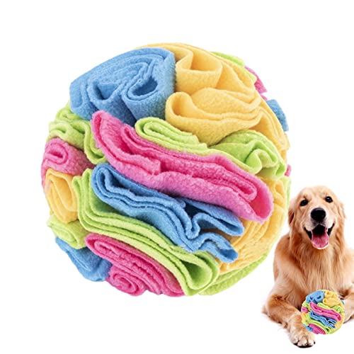 Tebinzi Pet Snuffle Ball Spielzeug | Welpe Schnüffelmatte | Interaktives Hundespielzeug für Langeweile, Hundebereicherungsspielzeug für Welpen, Hundefuttermatte, Crinkle-Spielzeug für das Training von Tebinzi