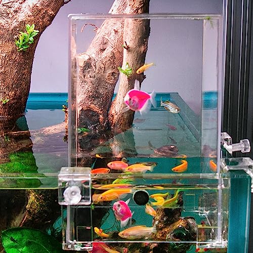 Fish Elevator Inverted Aquarium, Negative Pressure Fish Tank Modern Fish Tank Stand Acrylic Fish Tower, Increase Fish Activity Area, Aquarium Decoration Fish Tower Clear Fish Elevator Inverted Aquarium, Negative Pressure Fish Tank Modern Fish Tank Stand Acrylic Fish Tower, Increase Fish Activity Area, Aquarium Decoration Fish Tower Clear von Techigher