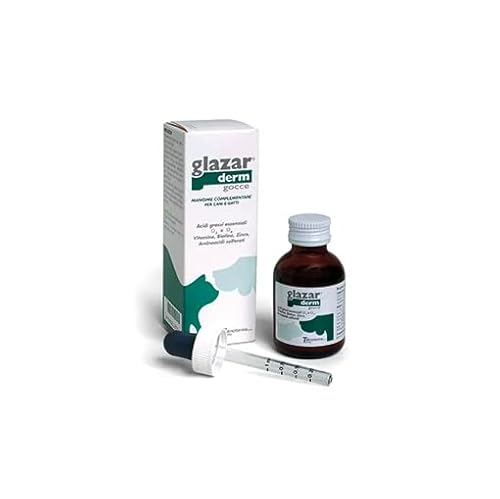 Glazarderm Gocce 50 ml Vitaminpräparat Hunde Katzen von Tecknofarma
