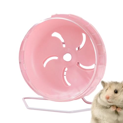 Tedious Kleines Hamsterrad, Hamsterlaufrad, Hamsterräder Zwerghamsterspielzeug, Hamster-Übungsräder, Kleintierspielzeug, leiser Spinner, geräuschloses Rad 5,5 Zoll für Hamster, Rennmäuse, Mäuse, Igel von Tedious