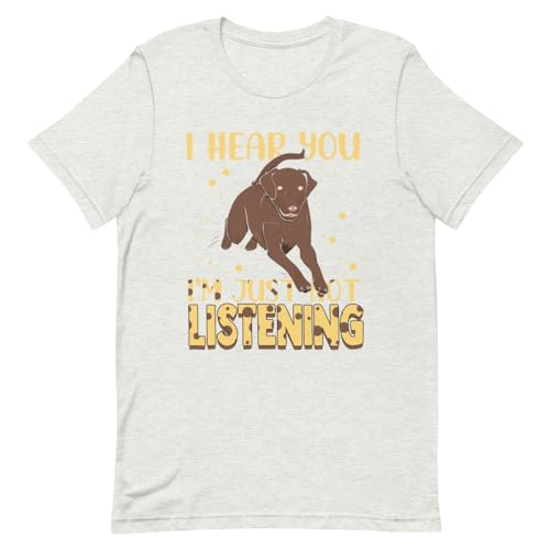 Humorvolle "I'm Just Not Listening"-Hunde-Enthusiasten, Fell-Eltern, Asche, Größe M, Asche, Größe M Humorvolle "I'm Just Not Listening"-Hunde-Enthusiasten, Fell-Eltern, Asche, Größe M, Asche, Größe M von Teegarb Letter Blanket
