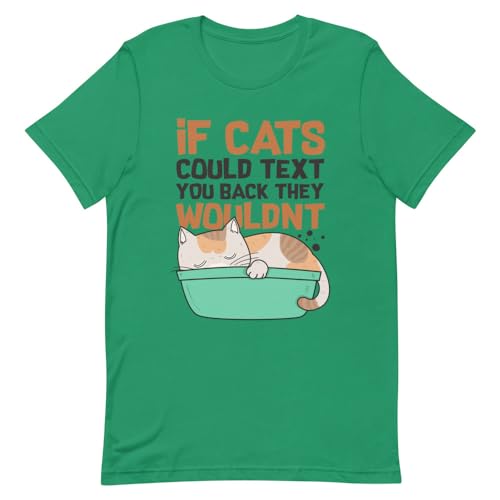 Katzen Lustige SMS Pet sarkastisch Mockery Statements Liebhaber Lustig 4, Grün (Kelly), L von Teegarb Letter Blanket