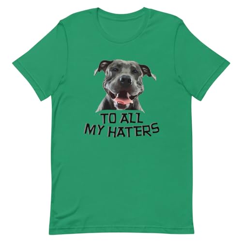 Lustiges T-Shirt für Hundebegeisterte, lustig, für alle meine Haters, Kelly, Größe S Lustiges T-Shirt für Hundebegeisterte, lustig, für alle meine Haters, Kelly, Größe S von Teegarb Letter Blanket
