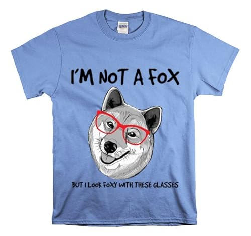 Shirt Funny Foxy Looking Shiba Hilarious Dog Wearing Glasses Animal Pet Amusing Playful T-Shirt Unisex Heavy Cotton Tee Carolina Blue/S Shirt Funny Foxy Looking Shiba Hilarious Dog Wearing Glasses Animal Pet Amusing Playful T-Shirt Unisex Heavy Cotton Tee Carolina Blue/S von Teegarb Letter Blanket