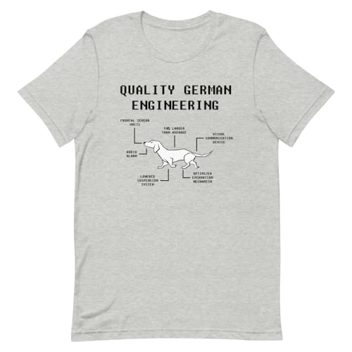 T-Shirt für Hundebegeisterte, Haustierbesitzer, Retro, lustig, Qualität, Deutsch, Größe XL, Athletic Heather T-Shirt für Hundebegeisterte, Haustierbesitzer, Retro, lustig, Qualität, Deutsch, Größe XL, Athletic Heather von Teegarb Letter Blanket