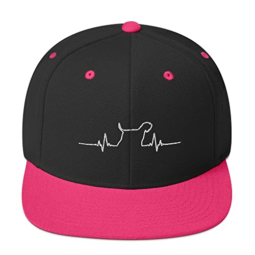 Hysteresenhut Niedlich Alaskan Klee Kai Hund Herzschlag Doggie, Schwarz/Neon-Pink, Einheitsgröße Hysteresenhut Niedlich Alaskan Klee Kai Hund Herzschlag Doggie, Schwarz/Neon-Pink, Einheitsgröße von Teegarb