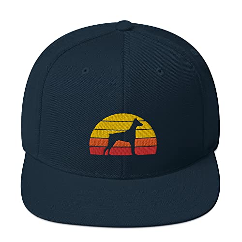 Snapback Mütze Dobermann Hündchen Vintage Deutscher Hund Papa Rottweiler, Dunkelmarineblau, Einheitsgröße Snapback Mütze Dobermann Hündchen Vintage Deutscher Hund Papa Rottweiler, Dunkelmarineblau, Einheitsgröße von Teegarb