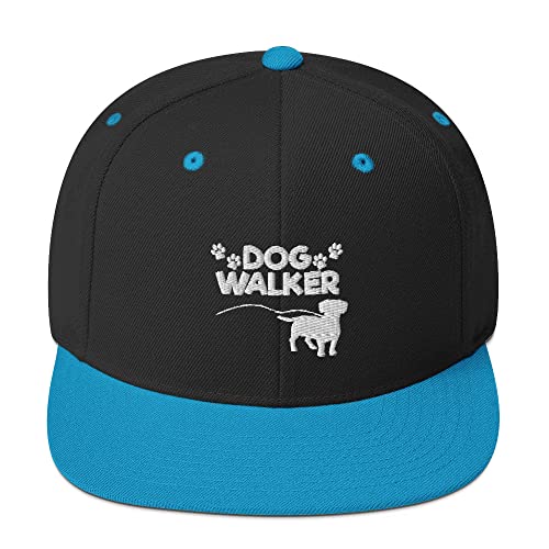 Teegarb Snapback Hat Dog Walker Doggie Walking Work Lover Pet, Schwarz/Blaugrün, Einheitsgröße Teegarb Snapback Hat Dog Walker Doggie Walking Work Lover Pet, Schwarz/Blaugrün, Einheitsgröße von Teegarb